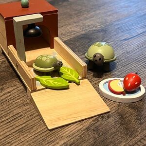 Wooden Turtle Adventure Playset with Green Turtles